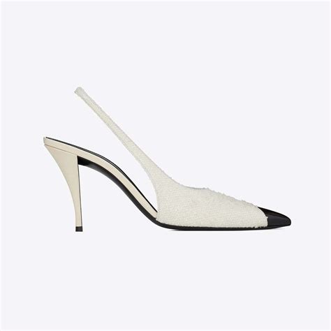 ysl vesper slingback pumps|ysl slingback heels.